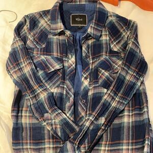 Rails blue flannel  